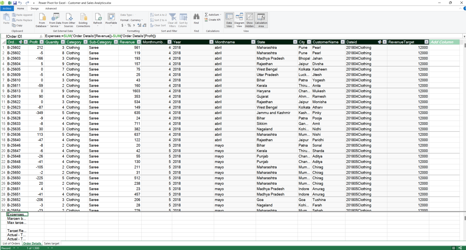 Modelo de datos en Power Pivot 1